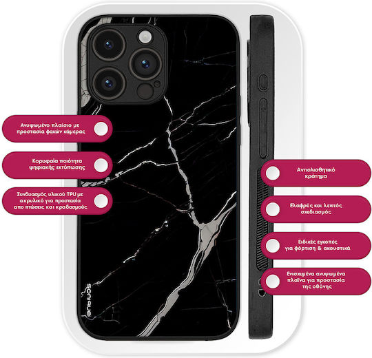 Θήκη Sonique Marble Series Oppo Find X9 Pro 5g Μαύρο
