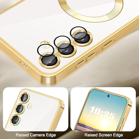 Techsuit Luxury Crystal Umschlag Rückseite Transparent (Galaxy S24)