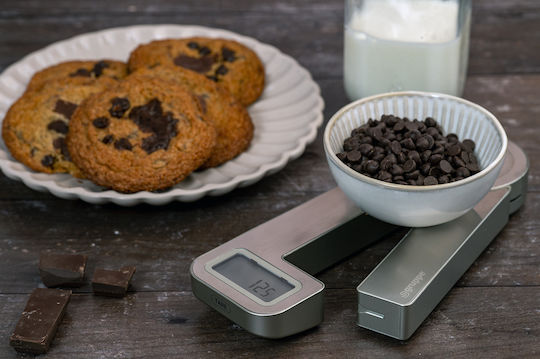 Gruppe K1980 Digital Foldable Kitchen Scale Up to 5kg Inox