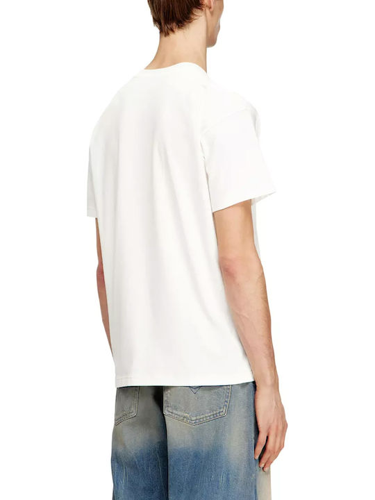Diesel Tricou Alb