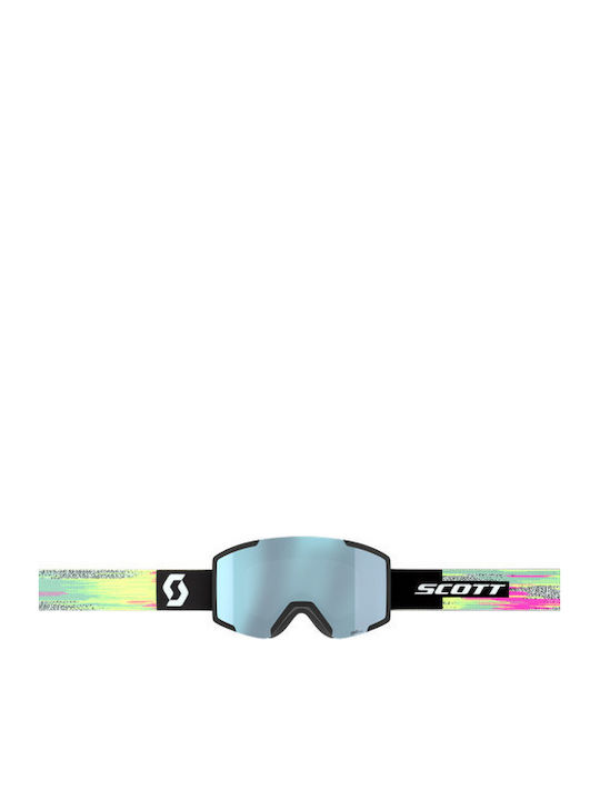 Scott Μάσκα Σκι & Snowboard Ενηλίκων Μαύρη με Φακό σε Μαύρο Χρώμα Scott Μάσκα Σκι & Snowboard Ενηλίκων Μαύρη με Φακό σε Μαύρο Χρώμα