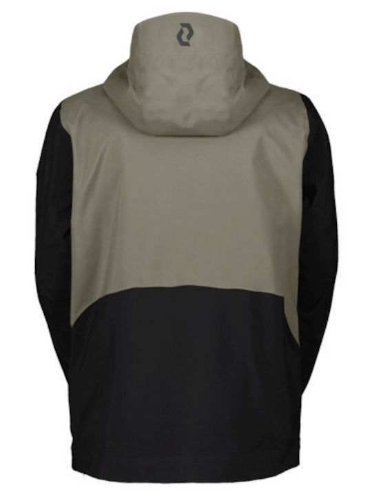 Scott 422894SCT_DSTGR_BLC Ανδρικό Μπουφάν Gore-Tex για Σκι & Snowboard Γκρι