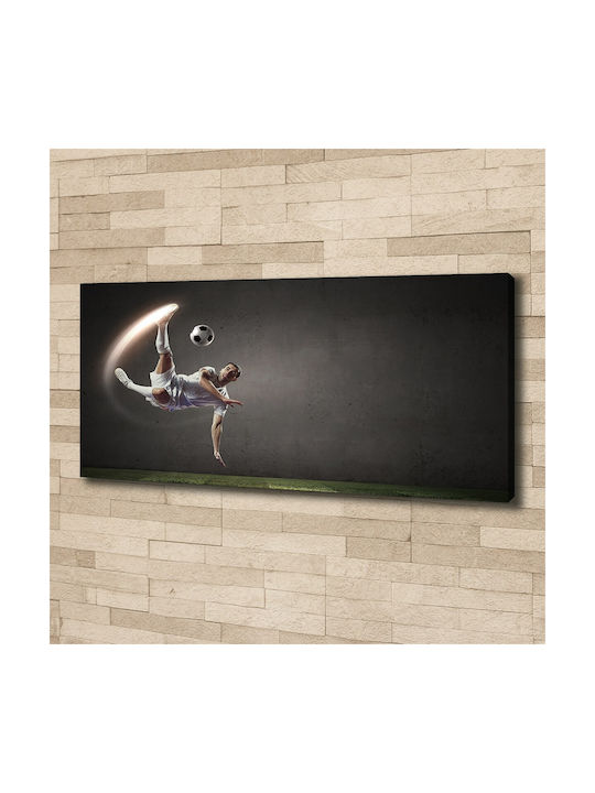 High Quality Wall Canvas Decoration Print Football Player 125x50 Cm