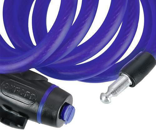 Cable Κλειδαριά Ποδηλάτου Κουλούρα με Συνδυασμό Μπλε