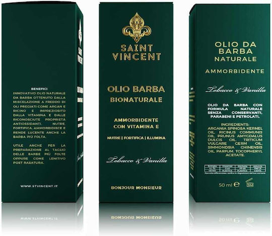 Saint Vincent Λάδι Περιποίησης για Γένια Olio Barba 50ml
