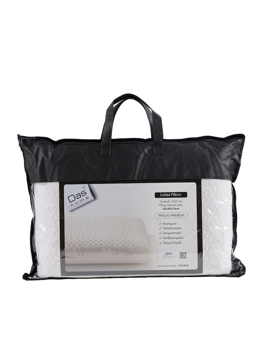 Das Home 1038 Kopfkissen Latex Anatomisch 60x40x14cm