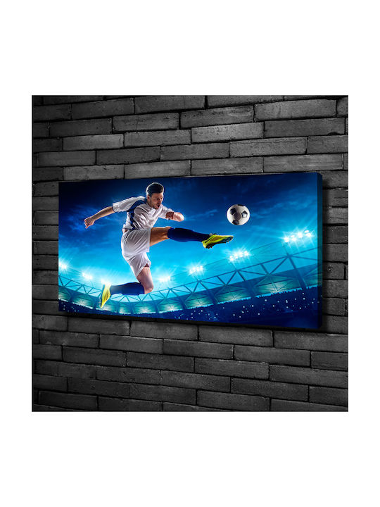 Panou Pânză Birou Spațiu Profesional Fotbalist 100x50 Cm