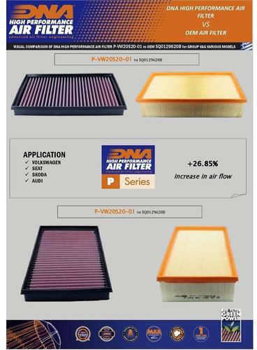 DNA Filters Въздушен филтър Freeflow за Audi A1