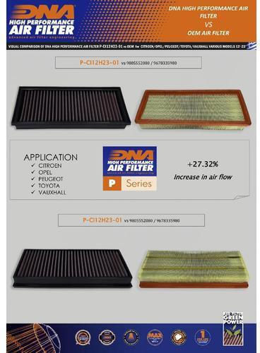 DNA Filters Въздушен филтър Freeflow за Citroen C3