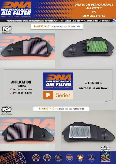 Honda Sh 125 13-19 Dna Air Filter