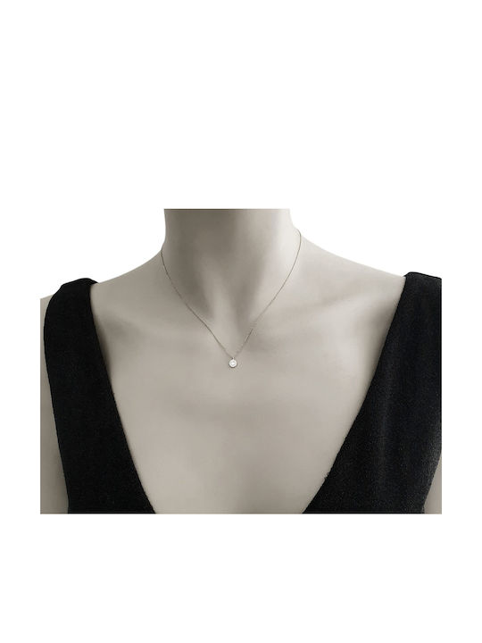 Papadopoulos Gold Necklace Rosette from White gold 14K