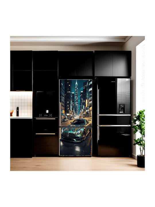 Printed Color Foil Refrigerator Decor Size 200 X 90cm Model Avx-fr09