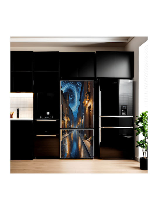 Gedruckte Farbfolie Kühlschrank Wandsticker Größe 200 x 90 cm Modell Avx-fr30