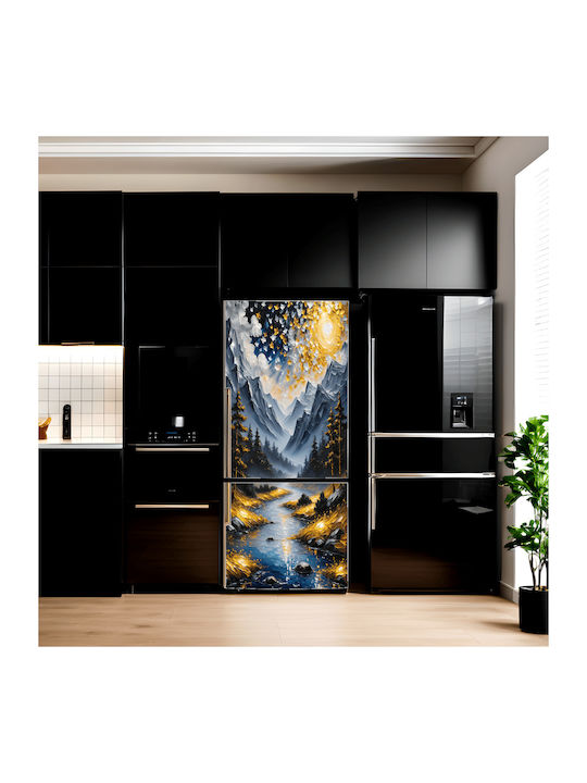 Printed Color Foil Refrigerator Decor Size 200 X 90cm Model Avx-fr18