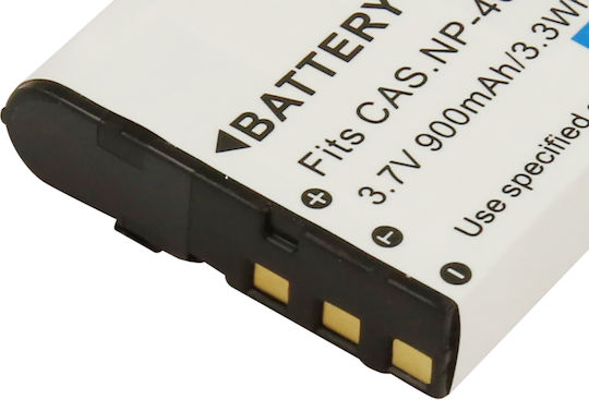 Avizar Li-ion Батерия 3.7v 900mah 3.3wh За Фотоапарат Casio Np-40 Бяла