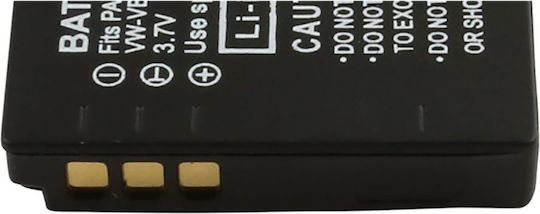 Avizar Li-ion Battery 1000mah Camera Panasonic Lumix Dmc 3.7v Black