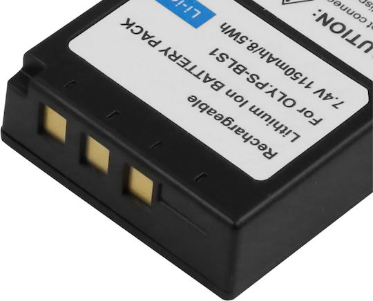 Avizar Kamera-Batterie Olympus Bls-1 Li-ion 7.4v 1150mah 8.5wh Schwarz