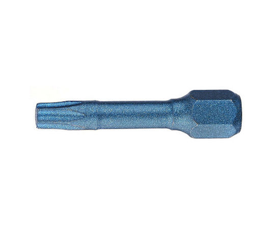 1/4'' Sechskant Impact-Bit Blau Shock Din Iso 1173 Form E 6.3 Torx Tx 15 Profil