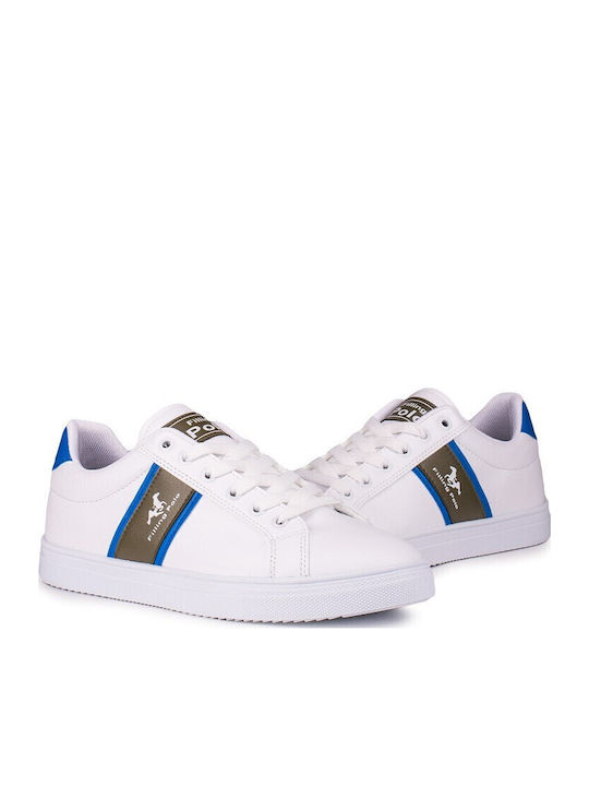 Ανδρικά Sneakers Λευκό Και Μπλε