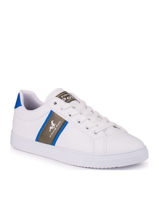 Ανδρικά Sneakers Λευκό Και Μπλε