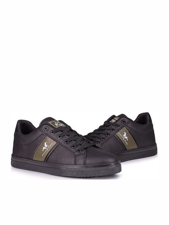 Herren Sneakers Μαύρο Και Χακί