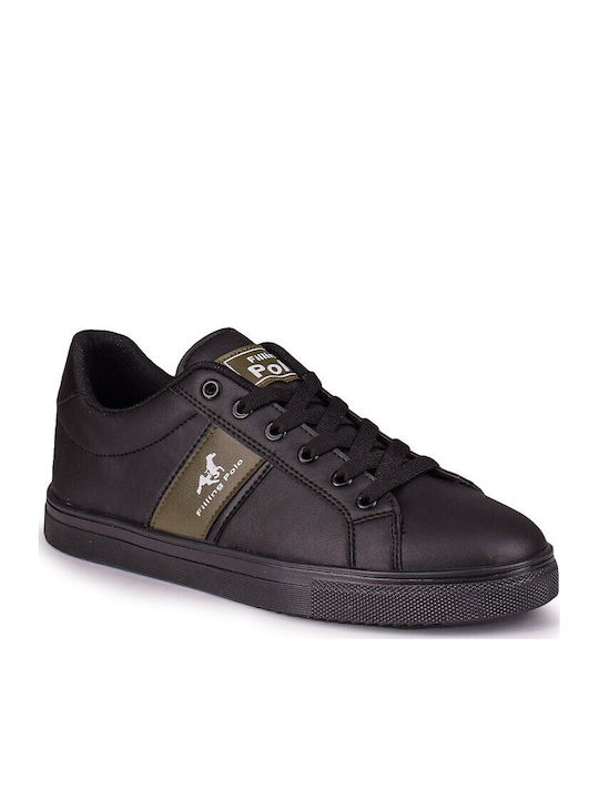 Herren Sneakers Μαύρο Και Χακί