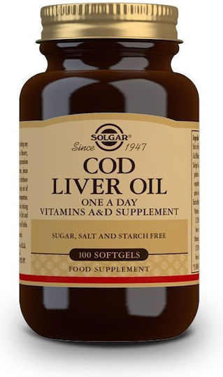 Solgar Cod Liver Oil Cod Liver Oil 100 softgels
