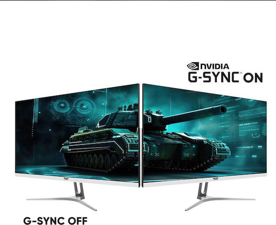 Armaggeddon XTREME SERIES XF24HD SUPER IPS HDR Gaming Monitor 24" FHD 1920x1080 με Χρόνο Απόκρισης 5ms GTG Λευκό