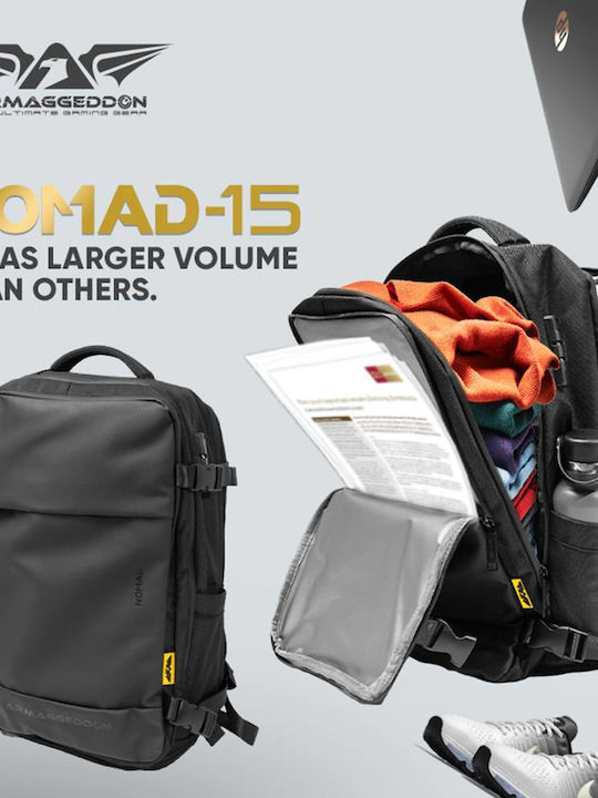 Armaggeddon Waterproof Backpack Backpack for 15.6" Laptop NOMAD15C