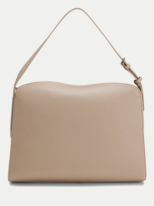 Damentasche Schultertasche Beige