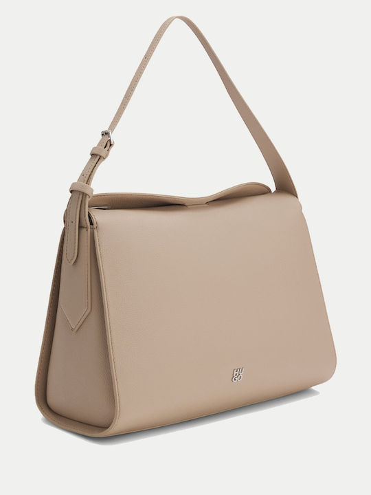 Damentasche Schultertasche Beige
