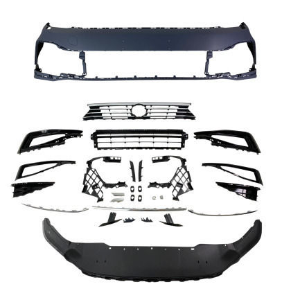 Front Bumper Vw Passat B8.5 2018+ R Design Black Grille