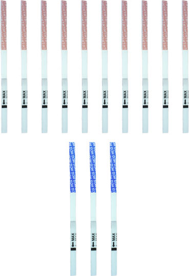 10 Ovulation Test Strips & 3 Pregnancy Test Strips
