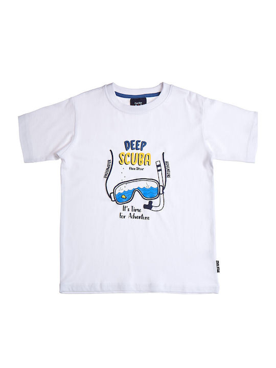 Kids' Set with Shorts Summer 2pcs White