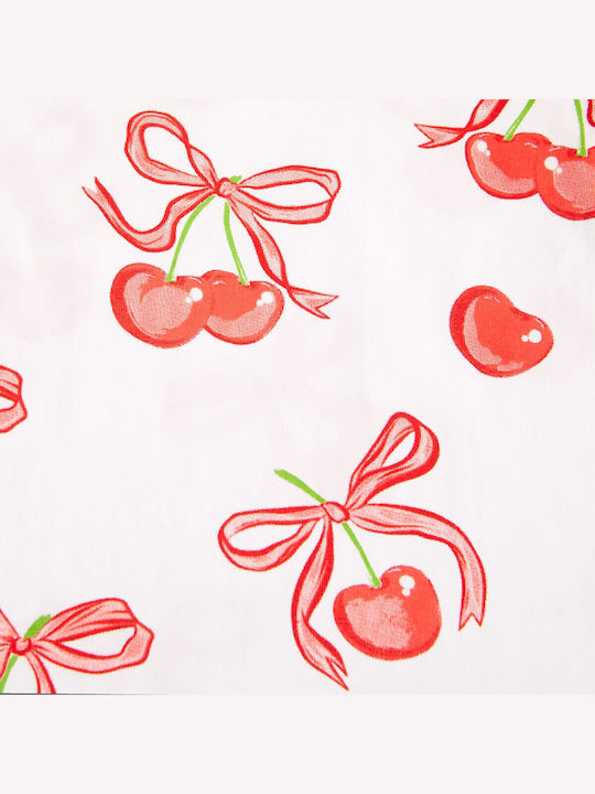 Kinder-Set mit Leggings Sommer 3Stück Weiß