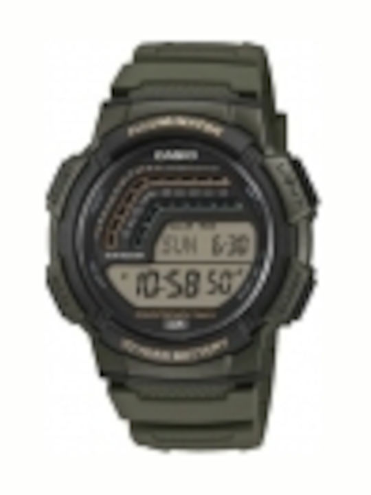 Casio Collection Ρολόι Μπαταρίας με Καουτσούκ Λουράκι