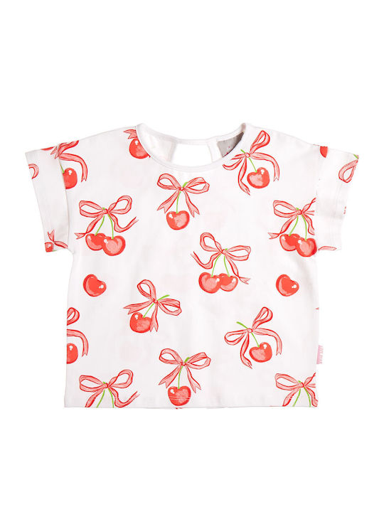 Kinder-Set mit Leggings Sommer 3Stück Weiß