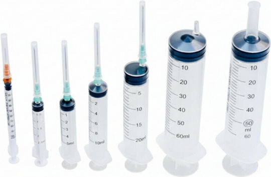 Violak Спринцовка 60ml Хранене Малък Нос Luer Slip Игла 21g 1 ½