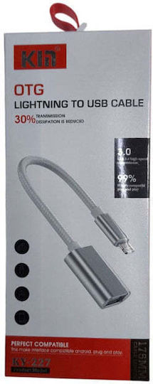 Otg Cable Μετατροπέας Lightning female σε USB-A female 1τμχ