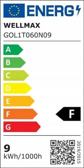 Wellmax LED Bulb 9W Fluorescent Type 60εκ. for Socket G13 and Shape T8 900lm