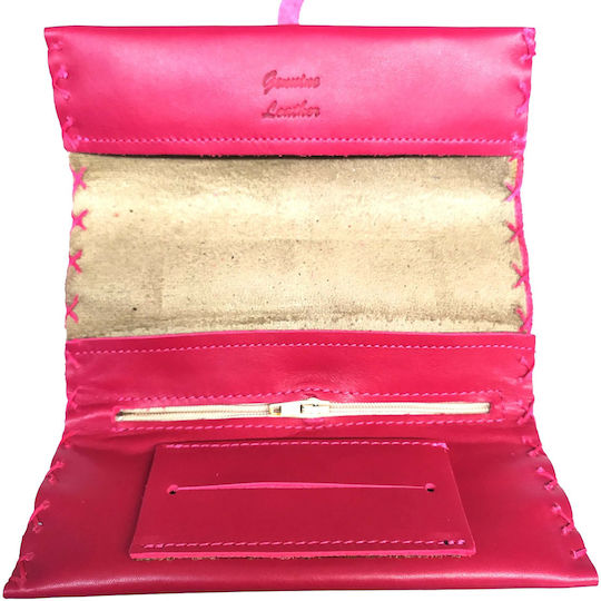 Amalfi Leather Tobacco Pouch With Snap Closure genuine leather