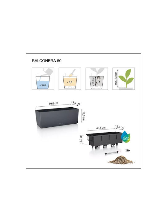 Lechuza Balconera Ζαρντινιέρα Πλαστική Lechuza Balconera Ζαρντινιέρα Πλαστική