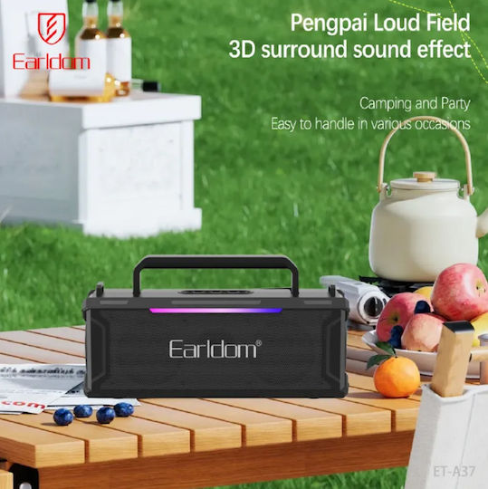Earldom A37 Bluetooth-Lautsprecher Schwarz