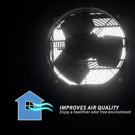 De perete Ventilator de Baie Negru