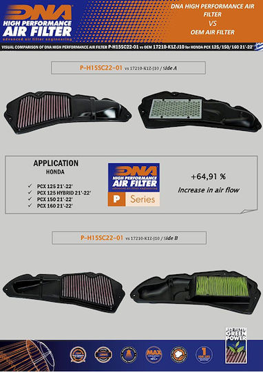 Honda Pcx 125 21-25 Dna Air Filter