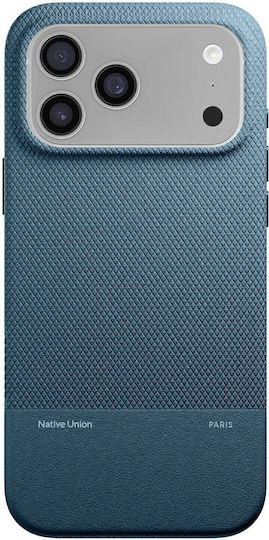 Native Union Back Cover Δερμάτινο Navy Μπλε (iPhone 17 Pro Max)