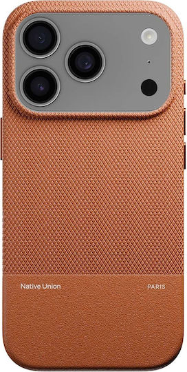 Native Union Back Cover Δερμάτινο Καφέ (iPhone 17 Pro)