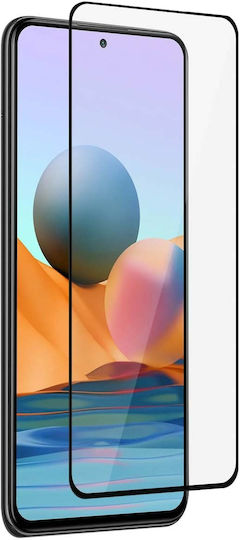 Puro Frame Black Закалено стъкло за цялото лице (Redmi Note 10 / 10s / Poco M5s)