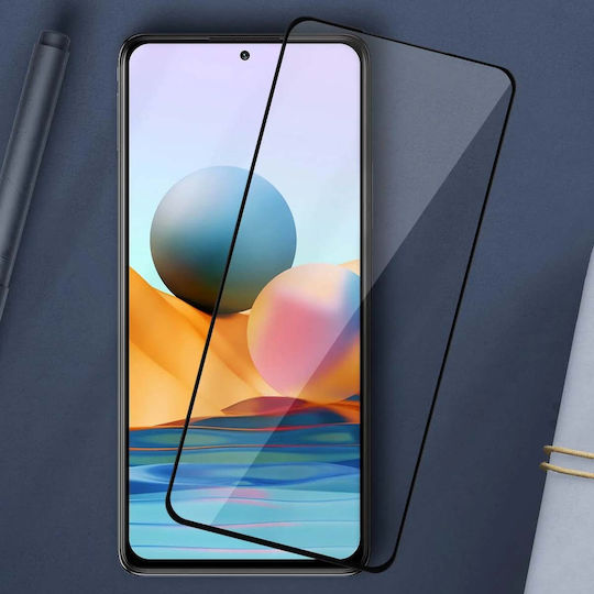 Puro Frame Black Закалено стъкло за цялото лице (Redmi Note 10 / 10s / Poco M5s)