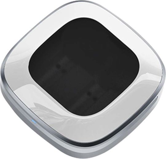 WK VB09 Cyerin Series Earbud Bluetooth Handsfree Ακουστικά με Θήκη Φόρτισης Λευκά